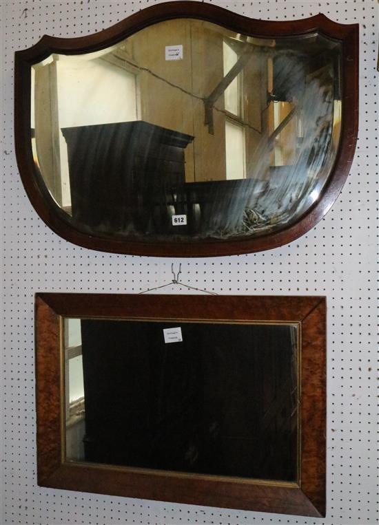 2 Edwardian / Victorian mirrors